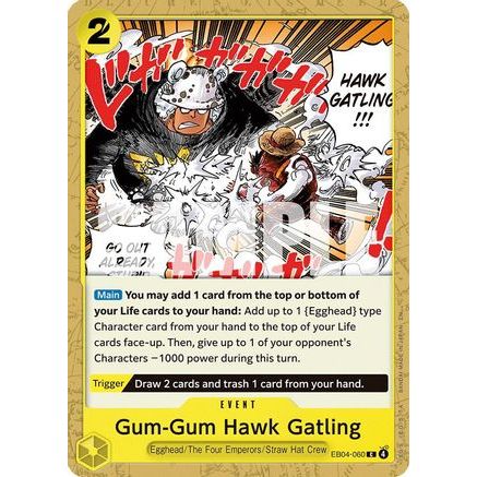 Gum-Gum Hawk Gatling (EB04-060) - Adventure on Kami's Island