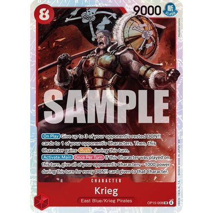 Krieg (OP15-008) (OP15-008) - Adventure on Kami's Island Foil