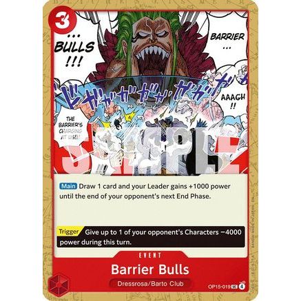 Barrier Bulls (OP15-019) - Adventure on Kami's Island