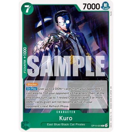 Kuro (OP15-025) - Adventure on Kami's Island Foil