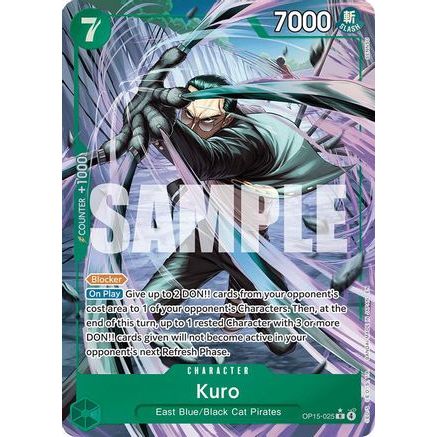 Kuro (Alternate Art) (OP15-025) - Adventure on Kami's Island Foil