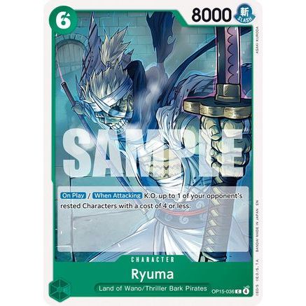 Ryuma (OP15-036) - Adventure on Kami's Island
