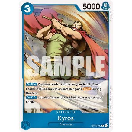 Kyros (OP15-042) - Adventure on Kami's Island Foil