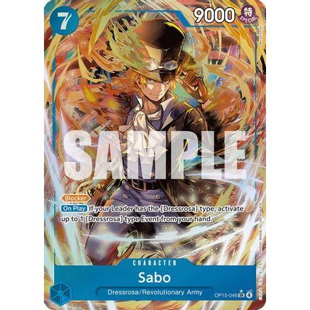 Sabo (Alternate Art) (OP15-046) - Adventure on Kami's Island Foil