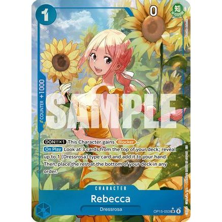 Rebecca (OP15-053) (Alternate Art) (OP15-053) - Adventure on Kami's Island Foil