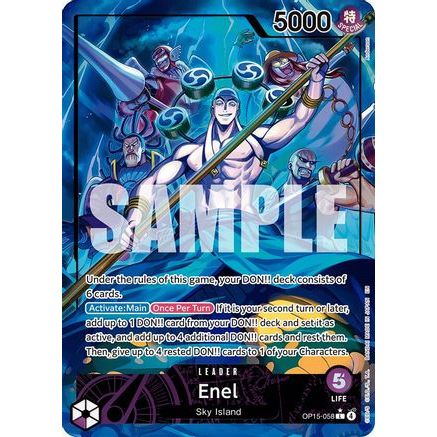 Enel (OP15-058) (Alternate Art) (OP15-058) - Adventure on Kami's Island Foil