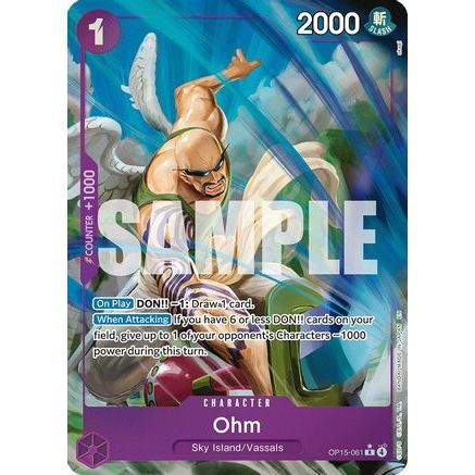 Ohm (Alternate Art) (OP15-061) - Adventure on Kami's Island Foil