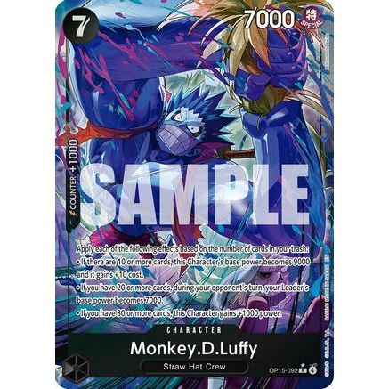 Monkey.D.Luffy (OP15-092) (Alternate Art) (OP15-092) - Adventure on Kami's Island Foil