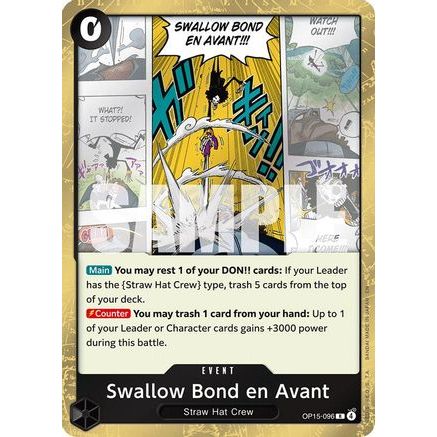 Swallow Bond en Avant (OP15-096) - Adventure on Kami's Island Foil