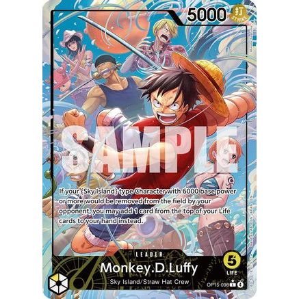 Monkey.D.Luffy (OP15-098) (Alternate Art) (OP15-098) - Adventure on Kami's Island Foil