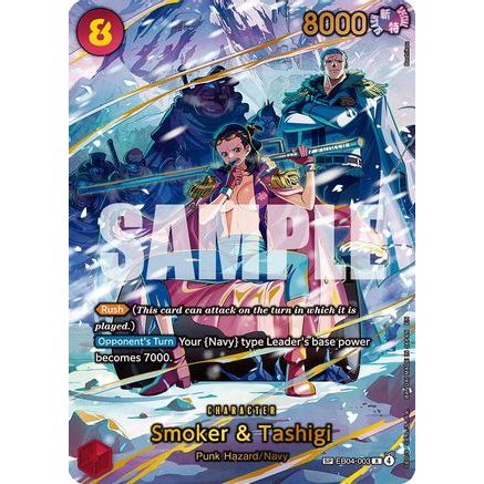 Smoker & Tashigi (SP) (EB04-003) - Adventure on Kami's Island Foil