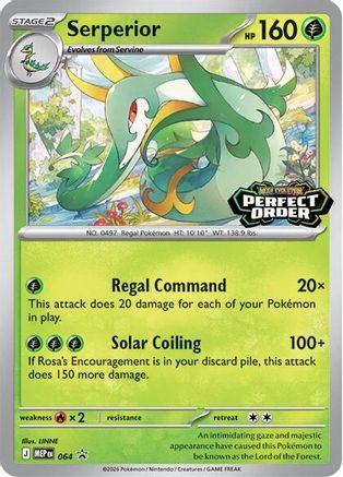 Serperior - 064 64 - ME Mega Evolution Promo Holofoil