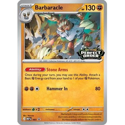 Barbaracle - 065 65 - ME Mega Evolution Promo Holofoil