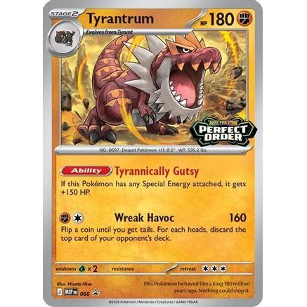 Tyrantrum - 066 66 - ME Mega Evolution Promo Holofoil
