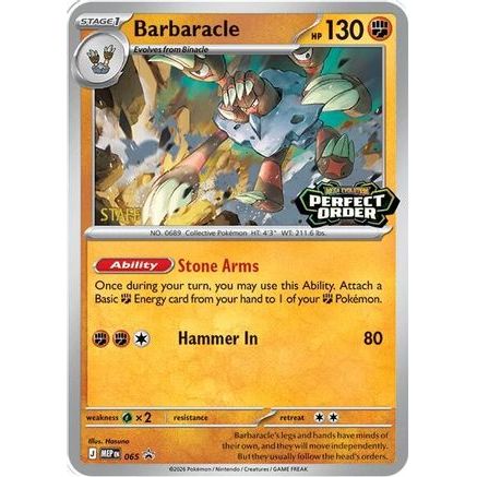 Barbaracle - 065 [Staff] 65 - ME Mega Evolution Promo Holofoil