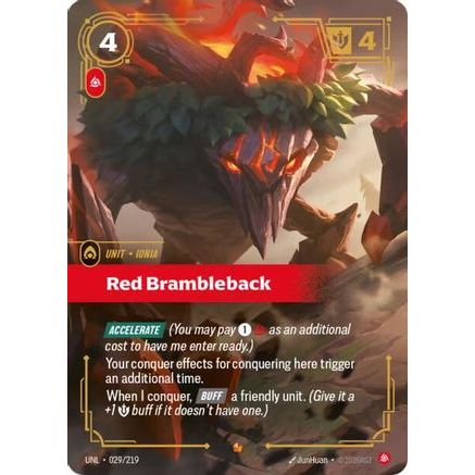 Red Brambleback (029/219) - Unleashed Foil