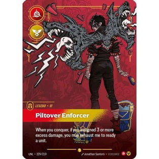 Vi - Piltover Enforcer (Overnumbered) (229/219) - Unleashed Foil