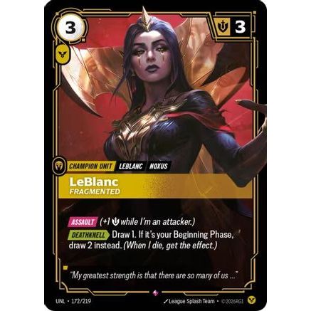 LeBlanc - Fragmented (172/219) - Unleashed Foil