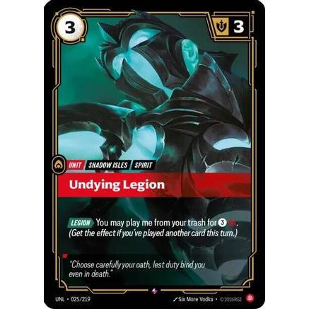 Undying Legion (025/219) - Unleashed Foil