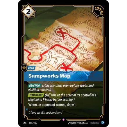 Sumpworks Map (085/219) - Unleashed Foil