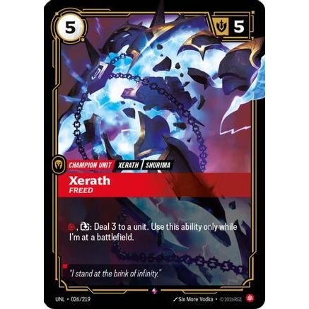 Xerath - Freed (026/219) - Unleashed Foil