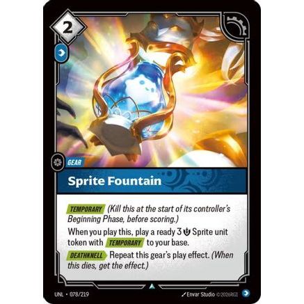 Sprite Fountain (078/219) - Unleashed Foil
