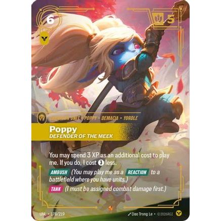 Poppy - Defender of the Meek (178/219) - Unleashed Foil