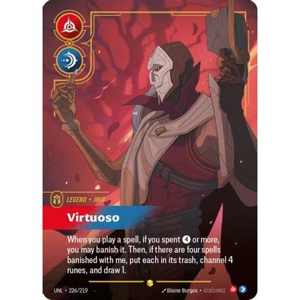 Jhin - Virtuoso (Overnumbered) (226/219) - Unleashed Foil