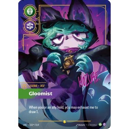 Vex - Gloomist (Signature) (232*/219) - Unleashed Foil