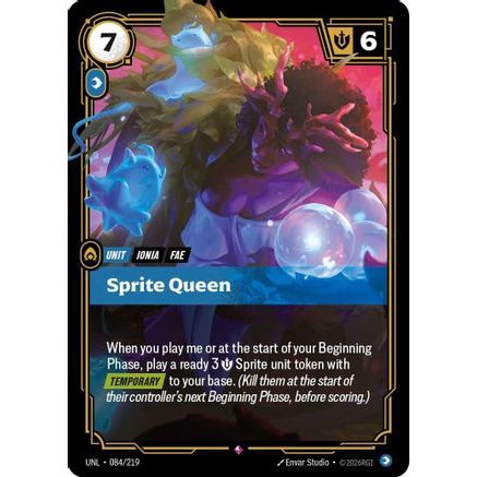 Sprite Queen (084/219) - Unleashed Foil