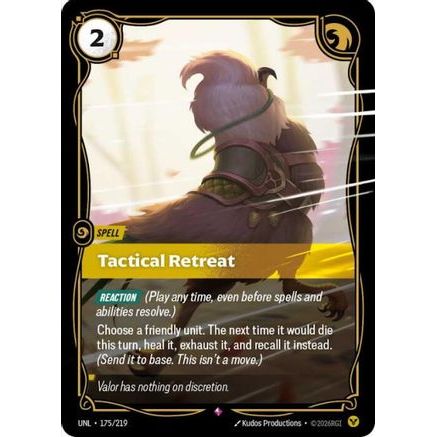 Tactical Retreat (175/219) - Unleashed Foil