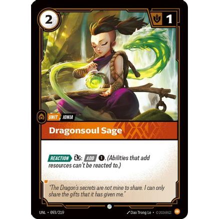 Dragonsoul Sage (093/219) - Unleashed