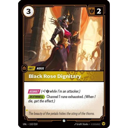 Black Rose Dignitary (152/219) - Unleashed