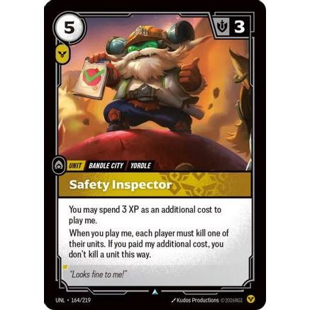 Safety Inspector (164/219) - Unleashed Foil
