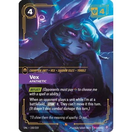 Vex - Apathetic (150/219) - Unleashed Foil