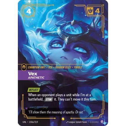 Vex - Apathetic (Alternate Art) (150a/219) - Unleashed Foil