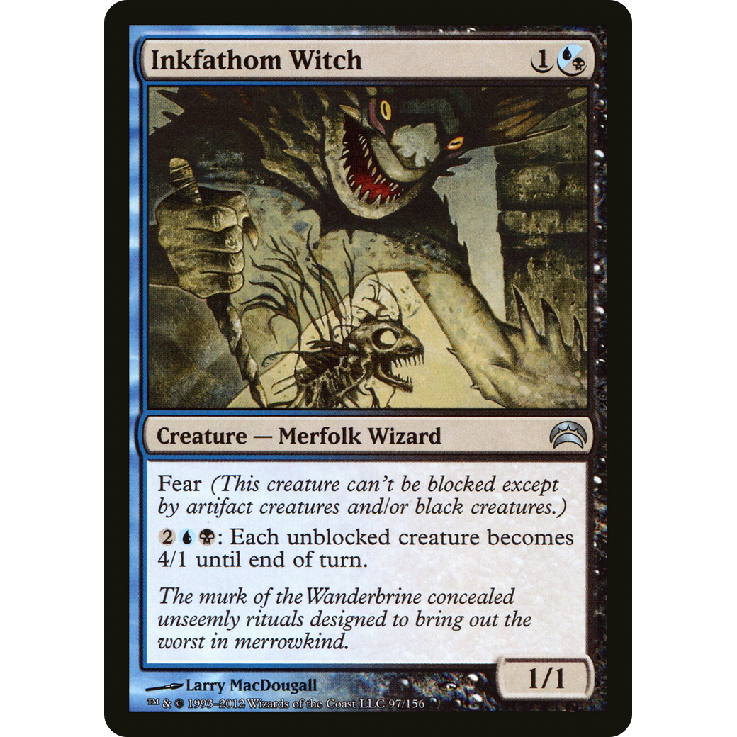 Inkfathom Witch (PC2-097) - Planechase 2012 Foil