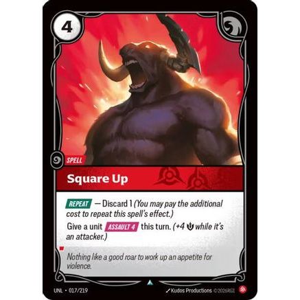 Square Up (017/219) - Unleashed