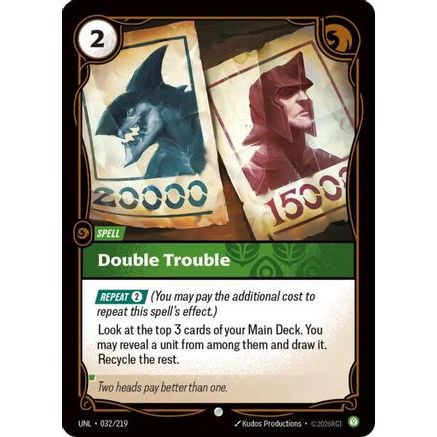 Double Trouble (032/219) - Unleashed Foil