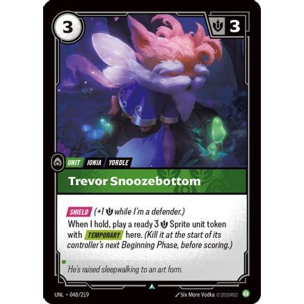 Trevor Snoozebottom (048/219) - Unleashed