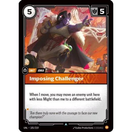 Imposing Challenger (105/219) - Unleashed Foil