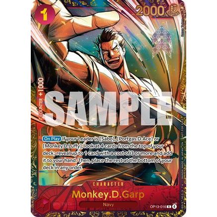 Monkey.D.Garp (Treasure Cup March 2026) (OP13-016) - One Piece Promotion Cards Foil