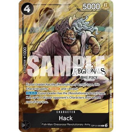 Hack (Regional Participation Pack 2026 Vol.1) (OP12-089) - One Piece Promotion Cards Foil