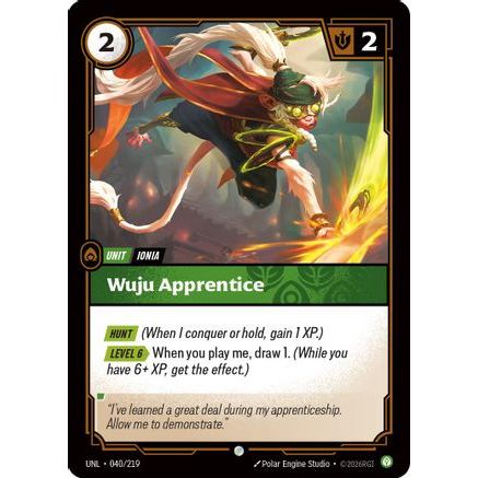 Wuju Apprentice (040/219) - Unleashed Foil