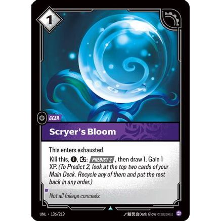 Scryer's Bloom (136/219) - Unleashed Foil