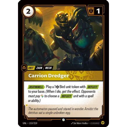 Carrion Dredger (153/219) - Unleashed Foil