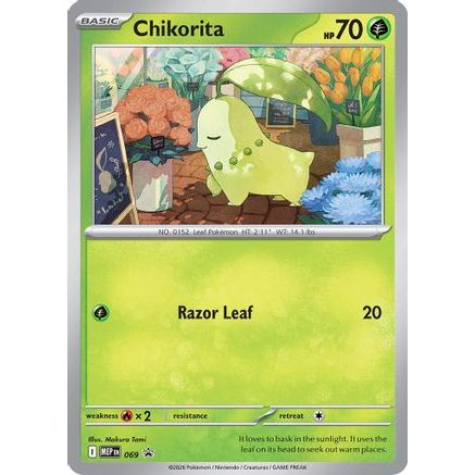 Chikorita (Cosmos Holo) 69 - ME Mega Evolution Promo Holofoil