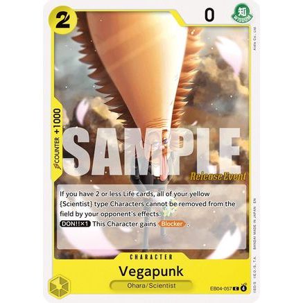 Vegapunk (EB04-057) - Adventure on Kami's Island Release Event Cards