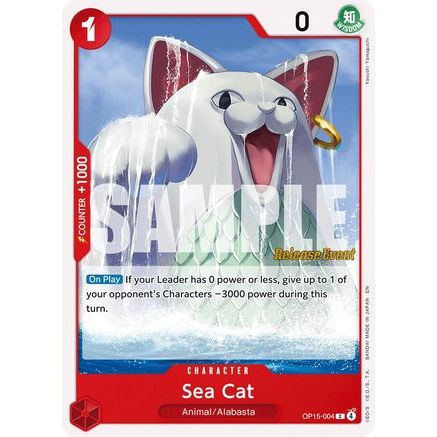 Sea Cat (OP15-004) - Adventure on Kami's Island Release Event Cards