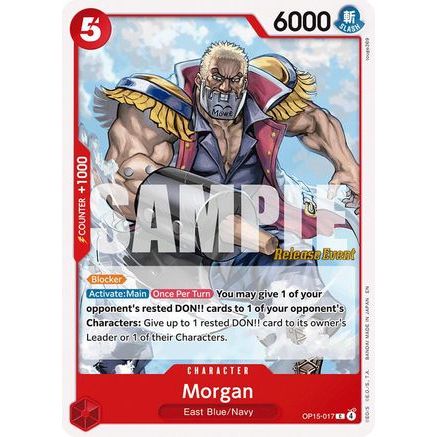 Morgan (OP15-017) - Adventure on Kami's Island Release Event Cards